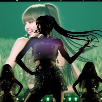 Photo de Lisa prise sur scène