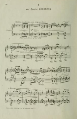 Extrait d'une partition